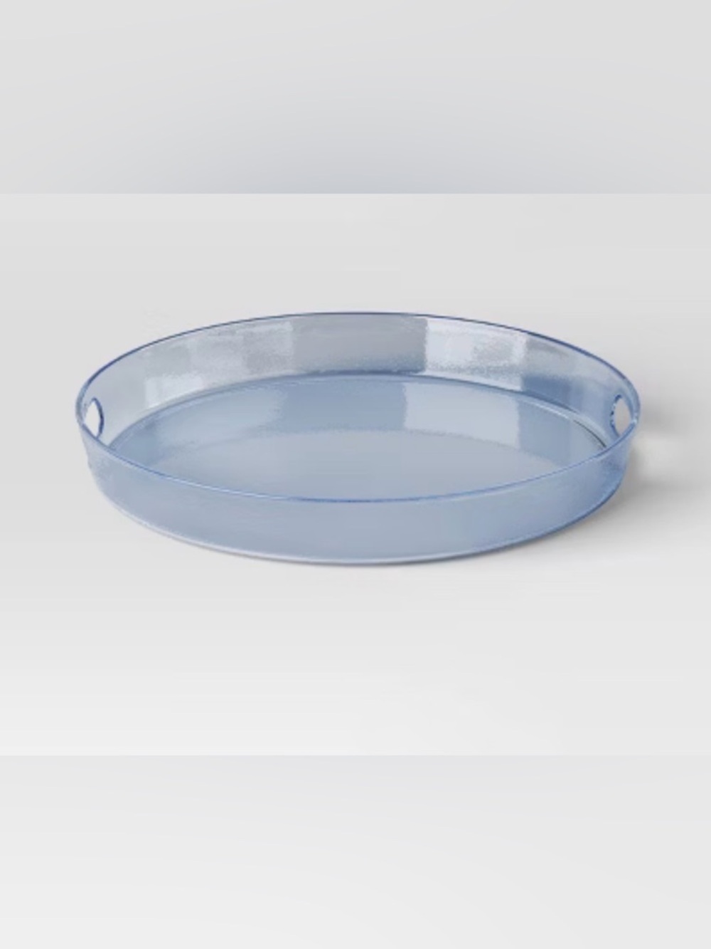 15” Room Essentials Light Blue Round Serving Tray
New